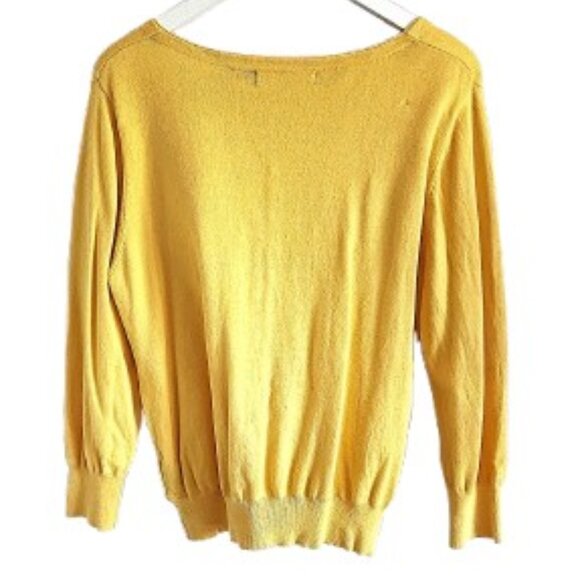 Kersh yellow button front cardigan - Picture 2 of 7